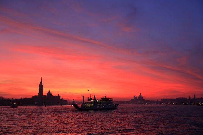 Venezia, sunset on Bacino di San Marco_3398