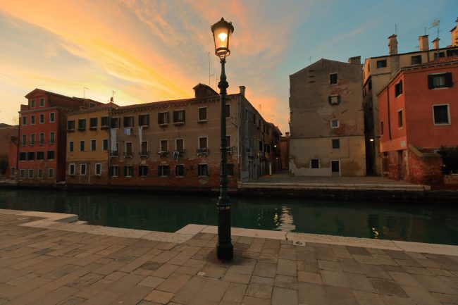 Venezia, sunset on the Rio dell’Arsenale_3377