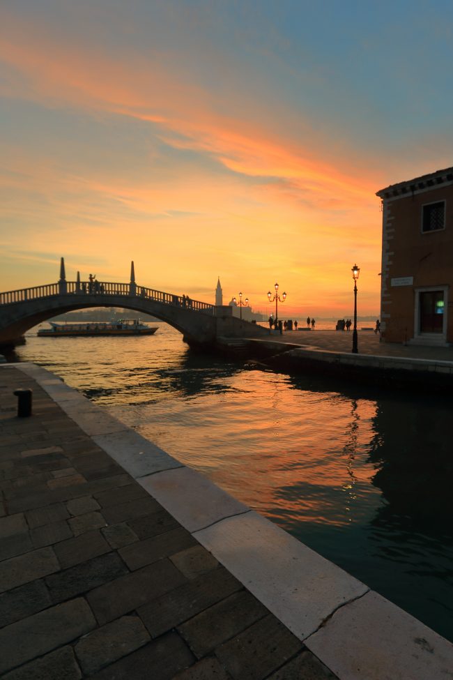 Venezia, sunset on the Rio dell’Arsenale_3378